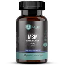 MSM Enxofre Orgânico 60 Cápsulas Uvits