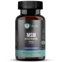 MSM Enxofre Orgânico 60 Cápsulas Uvits