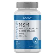MSM (Enxofre Orgânico) - Metil Sulfonil Metano 450mg - 60 CAPS - LAUTON