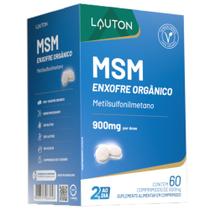 MSM (Enxofre Orgânico) Metil Sulfonil Metano 60 comprimidos - Lauton