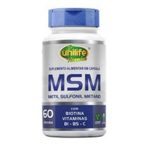MSM Metil Sulfonil Metano 60 Cápsulas Unilife MSM Metil Sulfonil Metano 60 Cápsulas Unilife