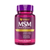 MSM Metilsulfonilmetano 500mg 60 Cápsulas Videira7