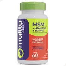 MSM Metilsulfonilmetano Biotina Vitamina C 60 Cápsulas Enxofre Orgânico Metil Articulações Cáps MSM Metilsulfonilmetano Biotina Vitamina C 60 Cápsulas Enxofre Orgânico Metil Articulações Cáps