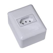 Mt - Cj Tomada 20A Horizontal Sobrepor Mont.- Overlap Branco Mt - Cj Tomada 20A Horizontal Sobrepor Mont.- Overlap Branco