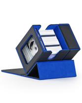 MTG Deck Box ZLCA Commander com janela de exibição preta e azul MTG Deck Box ZLCA Commander com janela de exibição preta e azul