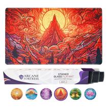 MTG Playmat Arcane Fortress Red BM para Magic The Gathering MTG Playmat Arcane Fortress Red BM para Magic The Gathering