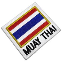 Muay Thai Bandeira Tailândia Patch Bordado Para Kimono - BR44