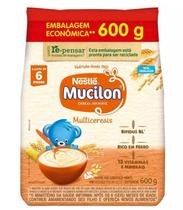 Mucilon Cereal Infantil Arroz E Aveia 600G Multicereais- 5un - Nestle