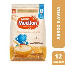 Mucilon sachet 180g arroz e aveia (c/12 und) - nestle - Nestlé