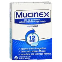 Mucinex Extended-Release 20 Guias por Mucinex