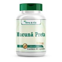 Mucuna Preta (Mucuna Pruriens) 60 Cápsulas 500Mg 1 Pote