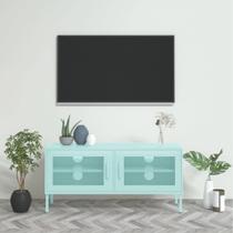 Mueble para TV Casafoyer en Acero Mint 105x35x50 cm con 2 Puertas