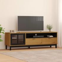 Mueble para TV Casafoyer FLAM con puerta de vidrio 158x40x50 cm pino