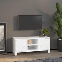 Mueble para TV Casafoyer Industrial de Metal Blanco 105x35x42 cm