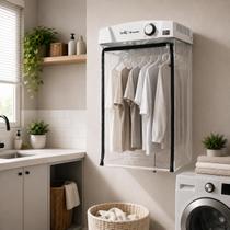 Mueller Secadora de Roupas Sun 8kg Branca 127V E 220V 60Hz com Timer de 120 Minutos e 6 Cabides Removíveis Mueller Secadora de Roupas Sun 8kg Branca 127V E 220V 60Hz com Timer de 120 Minutos e 6 Cabides Removíveis
