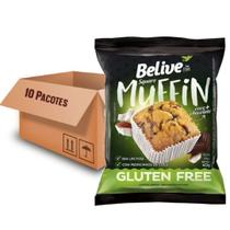 Muffin BELIVE Coco com Chocolate 10x40g Muffin BELIVE Coco com Chocolate 10x40g