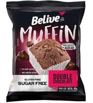 Muffin Belive Double Chocolate - Zero 40G Display 10Un