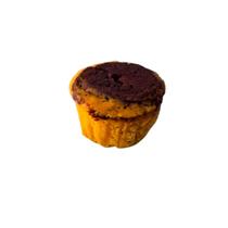 Muffin de cenoura com mescla de cacau Muffin de cenoura com mescla de cacau