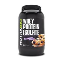 Muffin de mirtilo 100% isolado de soro de leite NutraBio, 2 libras
