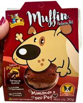 Muffin Para Cães Sabor Picanha Com Açafrão 30 g Bolinho