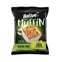 Muffin Sem Glúten Coco Com Chocolate com 10 unidades de 40g - Belive