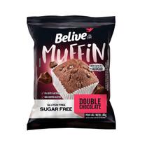 Muffin Sem Glúten Zero Double Chocolate com 10 unidades de 40g - Belive
