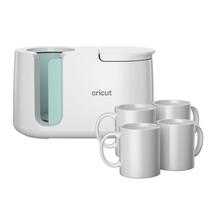 Mug Press Cricut + 4 canecas em branco de 350 mL cada