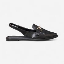 Mule Bebecê Feminino Verniz Preto