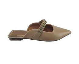 Mule Bico Fino Feminino Vizzano Pelica 1359.101 - Bege