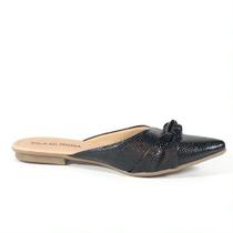 Mule Bico Fino Preto