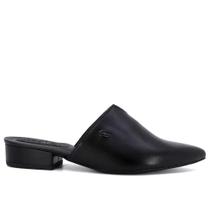 Mule bico fino usaflex couro ref:ab6618 Mule bico fino usaflex couro ref:ab6618