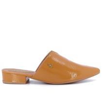 Mule bico fino usaflex couro ref:ab6618 Mule bico fino usaflex couro ref:ab6618