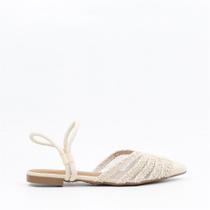 Mule Bordada Tela Mule Bordada Tela