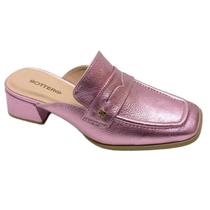 Mule bottero em couro sofisticado e confortável