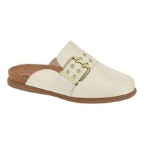 Mule Clog Feminino Moleca Fivela Tamanco Slide