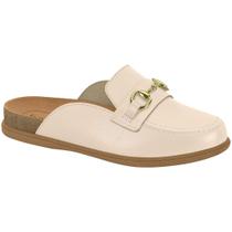 Mule Clog Rasteira com Fivela Feminina Beira Rio - 4317102 Mule Clog Rasteira com Fivela Feminina Beira Rio - 4317102