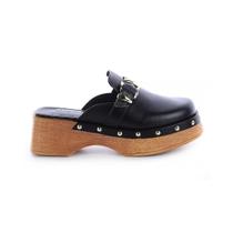 Mule Clog Tachas Jully Preto