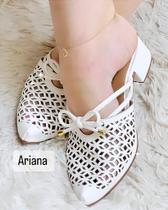 Mule Confortável em Couro Legítimo com Solado Emborrachado Mule Confortável em Couro Legítimo com Solado Emborrachado