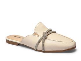 Mule Dakota Com Brilhos Feminino Cor Off White