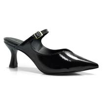 Mule de Couro e Salto Feminino Suzzara 49930