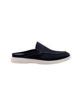 Mule democrata masculino tulum couro navy