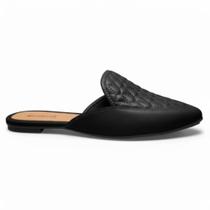 Mule Feminino Básico Mississippi Bico Fino Casual Q8742