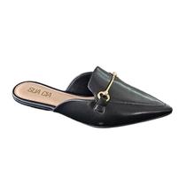 Mule feminino bico fino sua cia - 15626