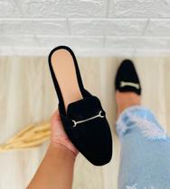Mule feminino bico quadrado tamanhos especiais 34 ao 43