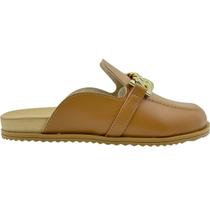 Mule Feminino Casual Dia a Dia Detalhe em Correntes Moleca 5743.104