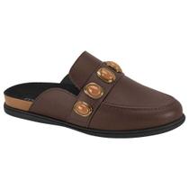 Mule Feminino Clog Chocolate Moleca 5826.104
