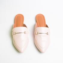 Mule Feminino Confort Sandália Sapato Bico Fino Confortável