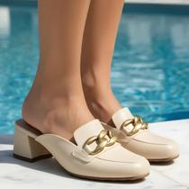 Mule Feminino Conforto Modare Bico Quadrado Com Salto Grosso Ultra Conforto Original Mule Feminino Conforto Modare Bico Quadrado Com Salto Grosso Ultra Conforto Original