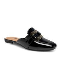 Mule Feminino Dakota Strass Sapatilha Sapatos Femininos +Nf
