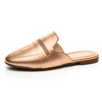 Mule Feminino Metalizado Strass Elegante Social Beira Rio Mule Feminino Metalizado Strass Elegante Social Beira Rio